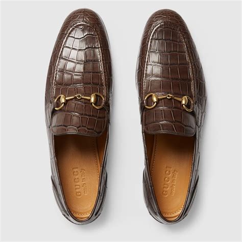 gucci croc|Gucci jordaan crocodile loafer.